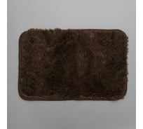 Коврик Доляна Мягкий 40х60 см, 1.5 см длина ворса, цвет микс 5058234