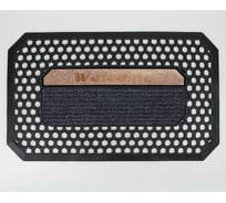 Придверный коврик Доляна соты Welcome соты 43х73 см 4675268