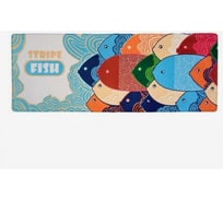 Коврик Доляна Стая рыб 45х120 см 1515754