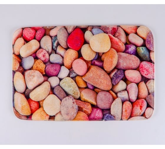 Коврик Доляна Камни 40х60 см 3542638 1