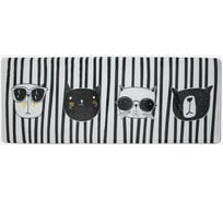 Коврик Доляна Коты 45х120 см 3542593