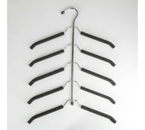 Антискользящая вешалка Доляна пятиуровневая 40х50 см, металл, цвет микс 1887430