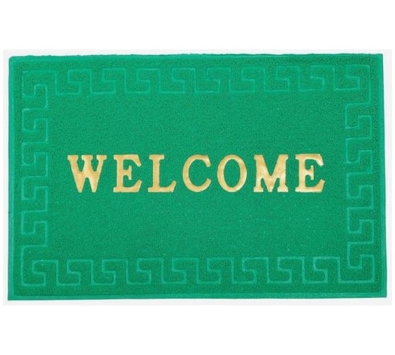 Придверный коврик Доляна Welcome Меандр 38х58 см, цвет микс 2987240