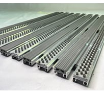 Грязезащитная придверная решетка ООО ПК ЦентрВход Эксперт резина-щетка,(цвет серый), размером 1200x600мм. 731EX075