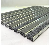 Грязезащитная придверная решетка ООО ПК ЦентрВход Эксперт резина-ворс, (цвет серый), размером 900x600мм. 731EX064