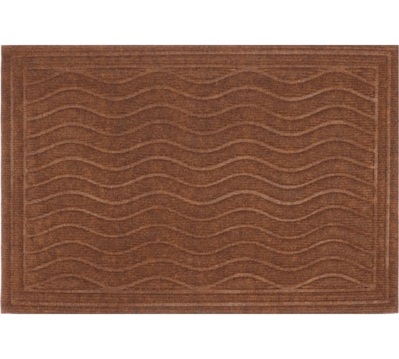 Коврик придверный VETTA  40x60 см, полипропилен, кофейно-коричневый, арт.1 466-383 1