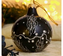 Елочный шар Сималенд Ночная сказка, d-8 см, ручная роспись 5227184
