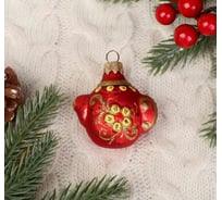 Елочное украшение Сималенд Чайник Народные узоры 7 см 5217156