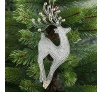 Елочное украшение Зимнее волшебство Грациозный олень 8х17.5 см 1400050