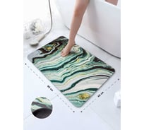 Коврик влаговпитывающий JOY HOME Спанч 40x60 см, Малахит 12496