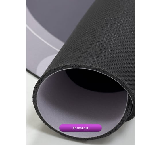 Коврик влаговпитывающий JOY HOME Спанч 45x120 см, серый, прямоуг. 11953