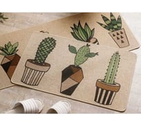 Коврик Joy Home батистовый, 45x75 см,YM7008 Кактусы 12529