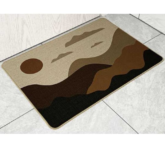 Коврик Joy Home батистовый, 45x75 см,YM7001 Сахара 12527