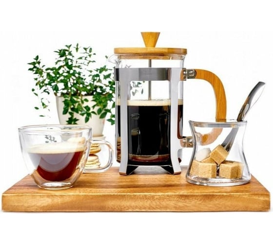 Френч-пресс Walmer Bamboo дерево W23001035