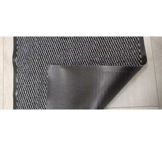 Коврик придверный JOY HOME 60x90 см, Велюр серый 12546