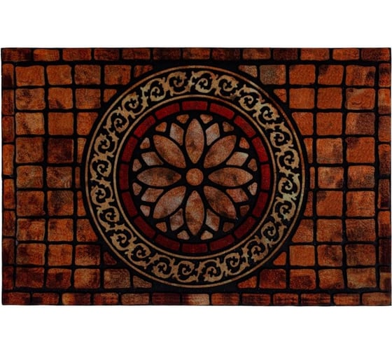 Коврик придверный JOY HOME флок. 58x88 см, 6703-01 Говард 11398