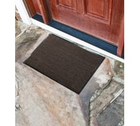 Коврик придверный JOY HOME 60x90 см, Велюр коричневый 12544