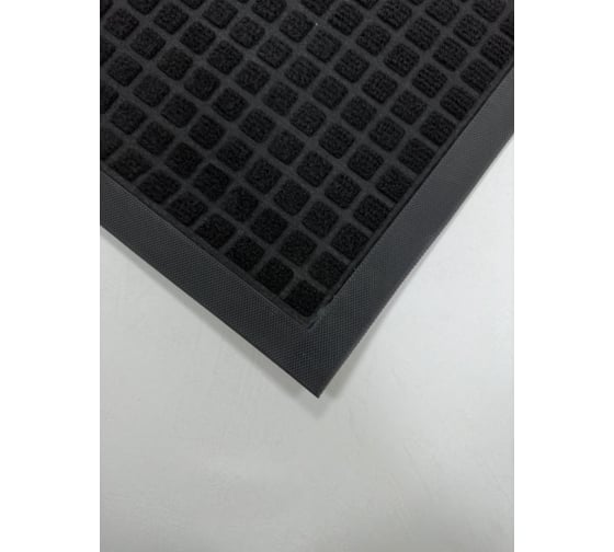 Коврик придверный Joy Home 60х90 см, Люкс черный 12538