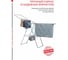 Напольная раскладная сушилка для белья InHome 21 м INCD3/3 4