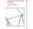 Напольная раскладная сушилка для белья InHome 21 м INCD3/3 6