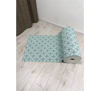 Коврик универсальный JOY HOME 80 см арт.V7381 Круги, бирюзовый 13996