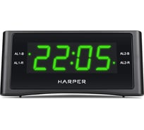 Радиобудильник HARPER HCLK-1006 green led H00002208