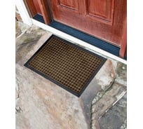 Коврик придверный Joy Home 40*60 см., люкс коричневый 12536
