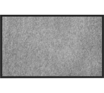 Коврик придверный ОФИСМАГ 80x120см, серый, влаго-грязезащитный 300гр/м2 мелкий рубчик PRIMILA STANDARD, 701020