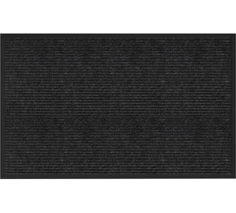 Коврик придверный ОФИСМАГ 80x120см, черный, влаго-грязезащитный, 450гр/м2, ребристый, PRIMILA EXTRA, 701030