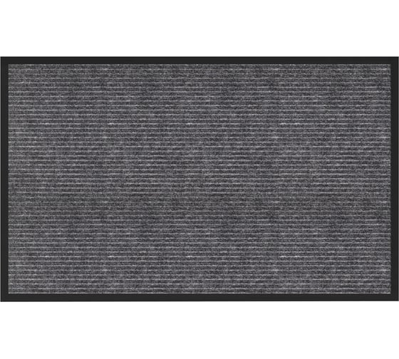 Коврик придверный ОФИСМАГ 80x120см, серый, влаго-грязезащитный, 450гр/м2, ребристый, PRIMILA EXTRA, 701025 1