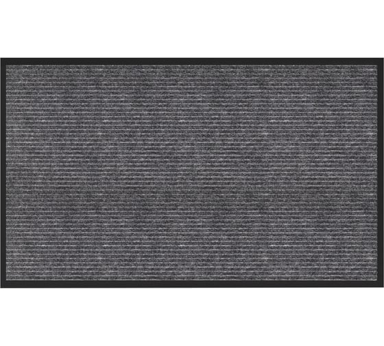 Коврик придверный ОФИСМАГ 90x150см, серый, влаго-грязезащитный, 450гр/м2, ребристый, PRIMILA EXTRA, 701026 1