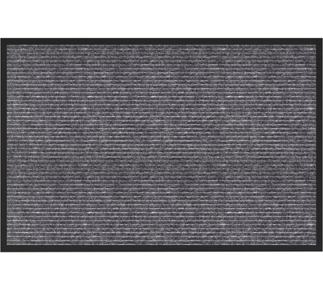 Коврик придверный ОФИСМАГ 60x90см, серый, влаго-грязезащитный, 450гр/м2, ребристый, PRIMILA EXTRA, 701024