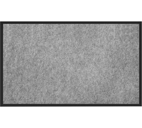 Коврик придверный ОФИСМАГ 90x150см, серый, влаго-грязезащитный 300гр/м2 мелкий рубчик PRIMILA STANDARD, 701021