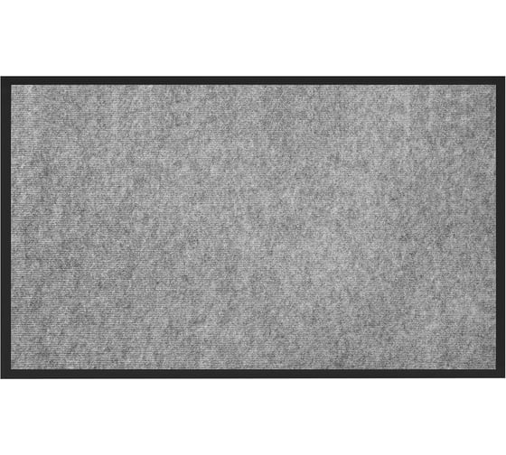 Коврик придверный ОФИСМАГ 90x150см, серый, влаго-грязезащитный 300гр/м2 мелкий рубчик PRIMILA STANDARD, 701021 1