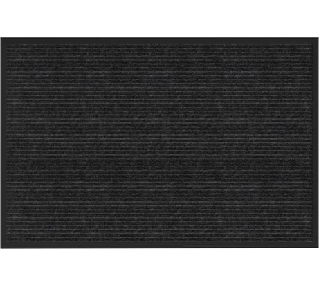 Коврик придверный ОФИСМАГ 60x90см, черный, влаго-грязезащитный, 450гр/м2, ребристый, PRIMILA EXTRA, 701029