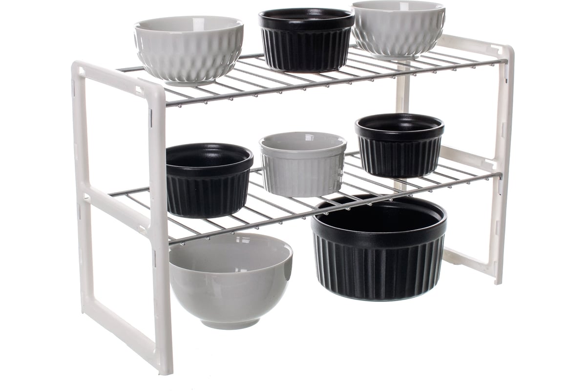 Полка для кухонной утвари ESSE 2 яруса, 40х16х25 см 13156.26 - выгодная ...