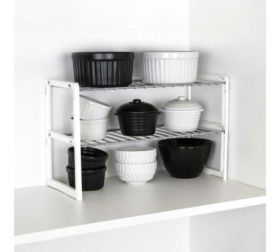 Полка для кухонной утвари ESSE 2 яруса, 40х16х25 см 13156.26