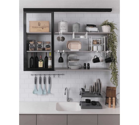 Полка для кухонной утвари ESSE 2 яруса, 24х18х25 см 13157.26