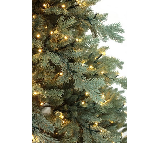 Искусственная ель BEATREES Magnolia 2.4 м с LED гирляндой, 944 ламп, теплый желтый 1040924ЛЖ