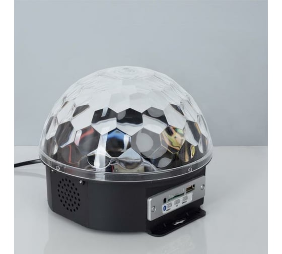 Световой прибор Хрустальный шар Luazon d=17.5 см, с музыкой, Bluetooth, 220V 1353036