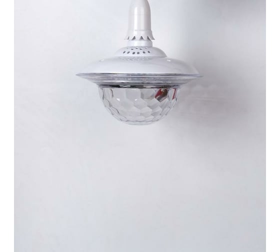 Световой прибор Luazon Хрустальный шар Е27, LED-42-220V, 2 динамика, Bluetooth, белый 4445774