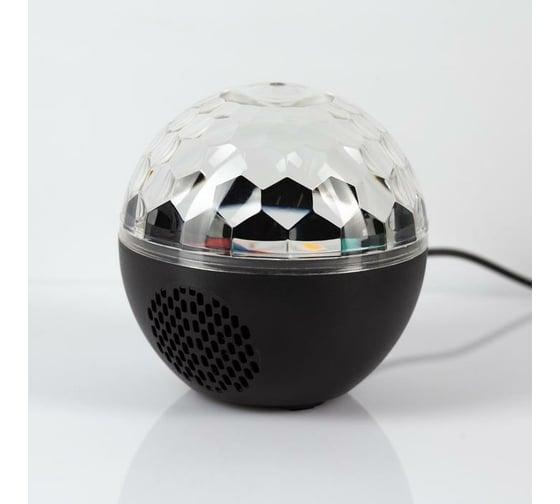 Диско-шар Luazon Сфера, USB, d=12 см, пульт, динамик, Bluetooth, RGB 6978439