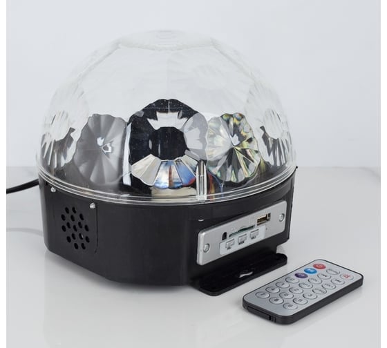 Световой прибор Luazon Радужный шар, диаметр 17 см, с музыкой V220 867665