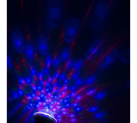 Световой прибор Luazon Мини диско шар 6 см, USB, моргает, RGB 5254649