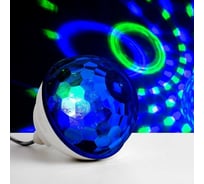 Световой прибор Luazon Хрустальный шар Е27, LED-6-220V, 2 динамика, Bluetooth, белый 4445775