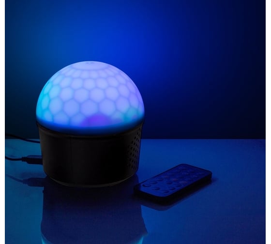 Световой прибор Luazon Хрустальный шар USB, с музыкой, Bluetooth, 2 режима 4445777