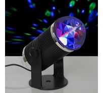 Световой прибор Luazon Хрустальный шар, 3 LED, 3 Вт, 220V, реагирует на звук 3622827