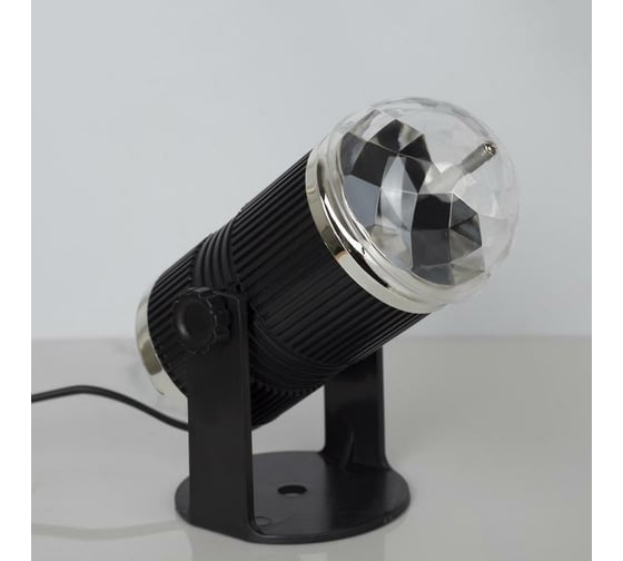 Световой прибор Luazon Хрустальный шар, 3 LED, 3 Вт, 220V, реагирует на звук 3622827