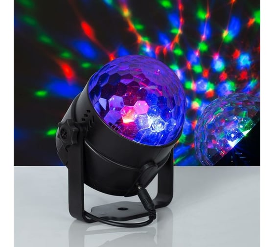 Световой прибор Luazon 3 Вт, USB, крепление на трубу, пульт управления 3622831