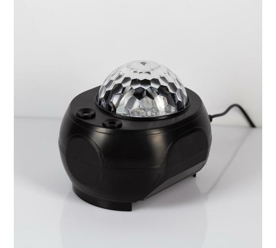 Диско шар-проектор Luazon Вселенная, лазерный, d=11 см, Bluetooth, реагирование на звук, MicroUSB, пульт 6978445